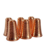 Set aus persischen Kupfer-Salz- und Pfefferstreuern Zylindrisch (6x)
