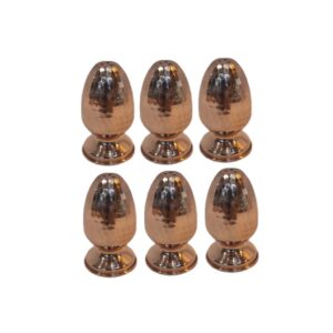 Set aus persischen Kupfer-Salz- und Pfefferstreuern Ei-Design (6x)
