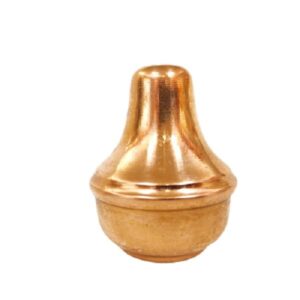 Set aus 2 persischen Kupfer-Salz- und Pfefferstreuern Birne