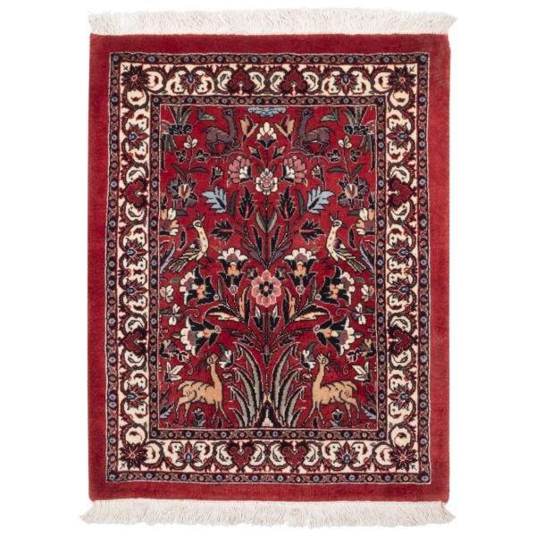 Persischer Teppich handgeknüpft in Isfahan mit Blumenmuster
