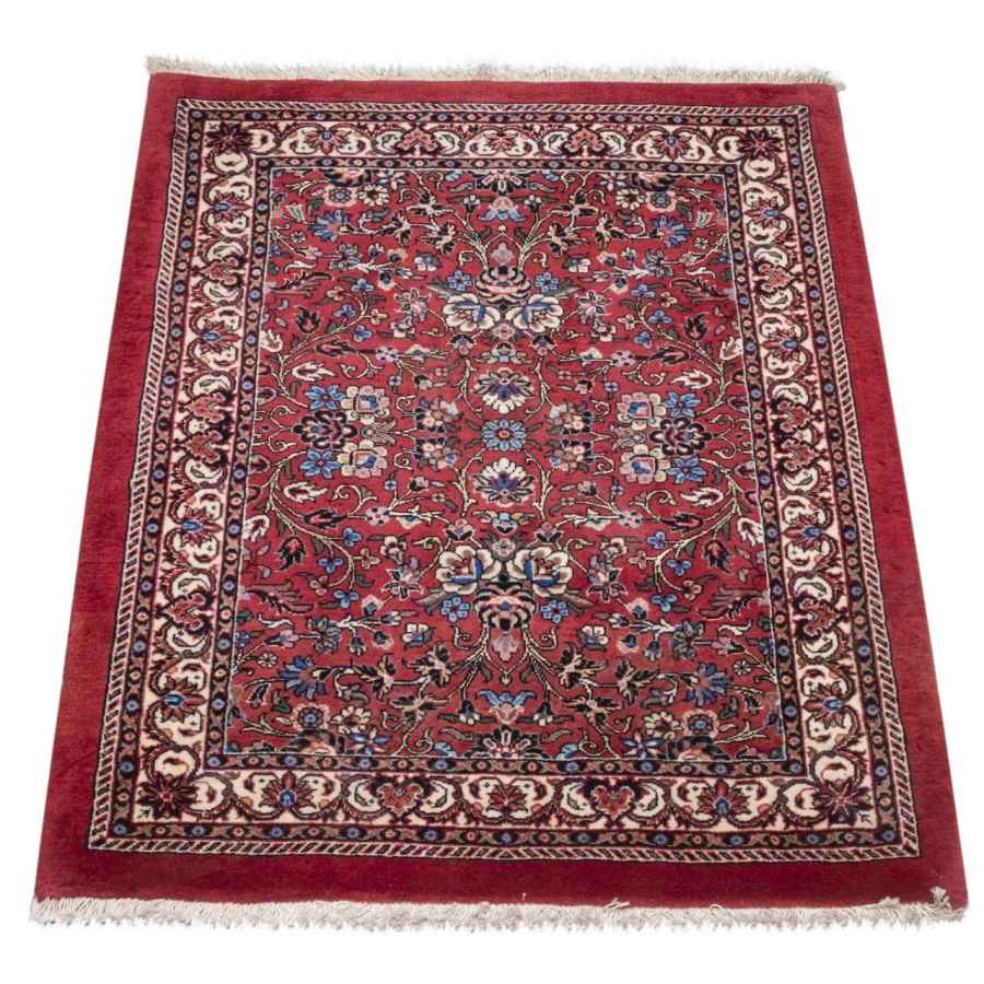 Persischer Teppich handgeknüpft Modell Kheshti in Rot