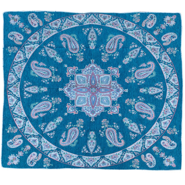 Persisches Tischtuch: Isfahans traditionelle Kalamkari Blockdruck Firouzeh
