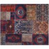 Vintage Persischer handgeknüpfter Patchwork-Teppich Haris