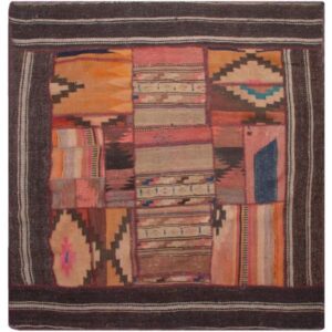 Persischer Patchwork-Kilim-Teppich Handgewebt Aram