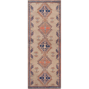 Vintage Persischer handgeknüpfter Patchwork-Teppich Harat
