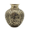 Handgefertigte persische Kupfervase dekorativ mit Leili- & Majnoon-Design