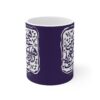 Persische Keramik Kaffeetasse - Blaues Gedicht
