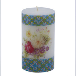 Persische Kerze – Modell Lila Blume (3x)