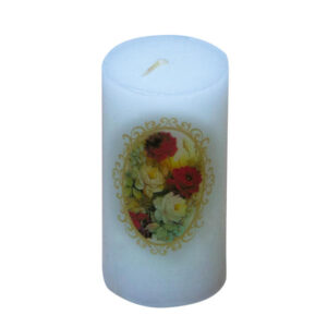 Persische Kerze – Modell Rote Blume (4x)