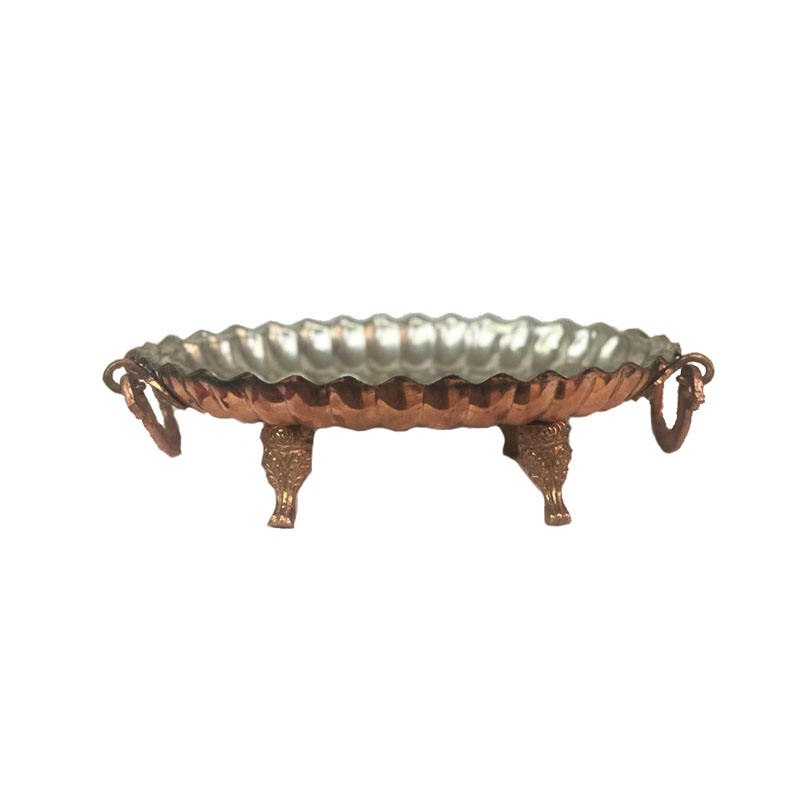 Persische Kupfer Serviertablett Hammered Hamta