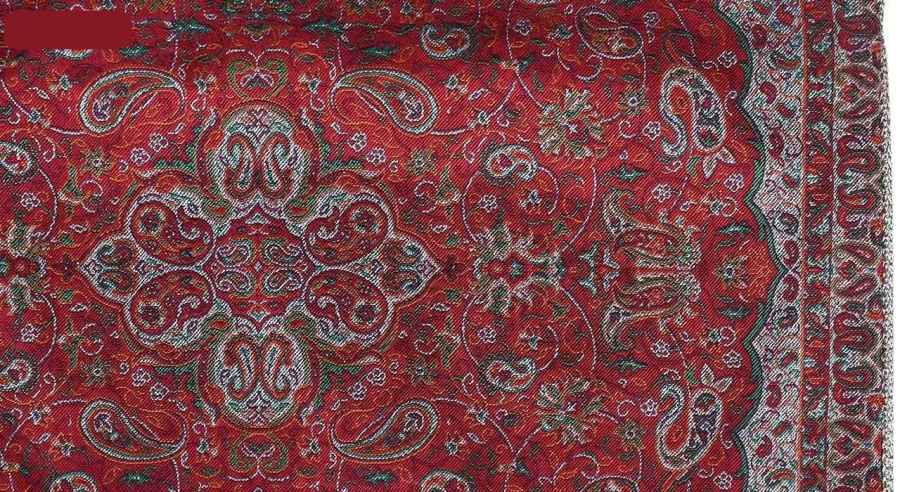 Persischer Termeh Kissenbezug – Vermilion (2X)