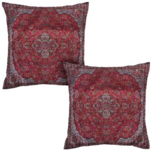 Persischer Termeh Kissenbezug – Vermilion (2X)