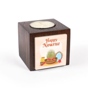 Persischer Holzwürfel-Teelichthalter Nowrouzi (2X)