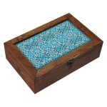Persische Holz-Teebeutel-Organizer-Box mit Fächern Aren