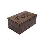Holz-Teebeutel-Organizer-Box mit Fächern Braun