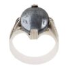 Islamischer Hämatit-Silberring mit Hadid-Gemstone für Männer Mohammad