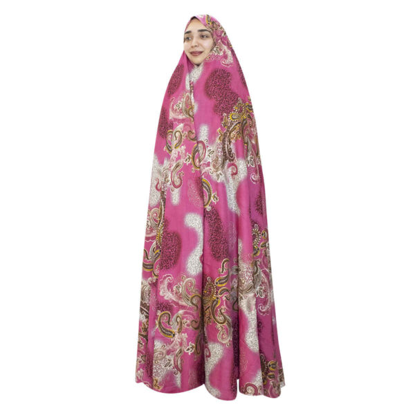 Iranischer Kultur-Chador für Frauen – Farbenfroh, Ideal für den Alltag und das Gebet, Rosa