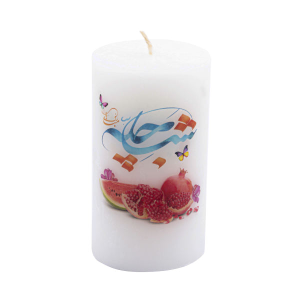 Dekorative Kerze – Elegante Wahl, Geeignet für Yalda Tisch (2x)