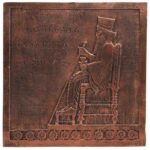 Darius auf dem Thron Inschrift Replik Inspiriert von antikem Persien