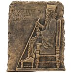 Darius auf dem Thron Inschrift Replik Inspiriert von antikem Persien