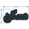Persisches LED-Schild - Blaues Maskan