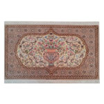 Handgeknüpfter persischer Wandteppich aus Tabriz, der Daavari darstellt