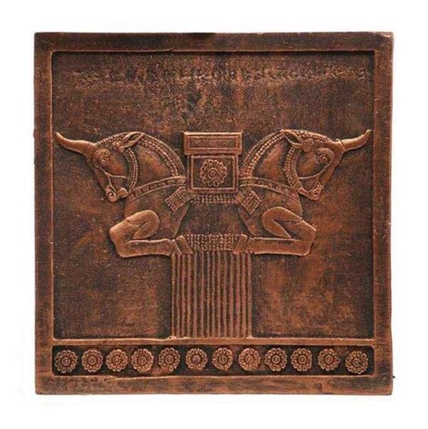 Säulenkopf-Kuh Inschrift Replik Inspiriert von antikem Persien