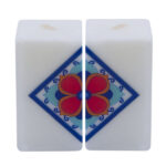 Set mit 2 persischen Kerzen – Modell Würfel