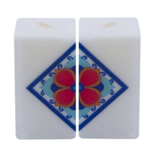 Set mit 2 persischen Kerzen – Modell Würfel