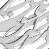 Persische Silberkette mit minimalistischer Kalligraphie Eshgh
