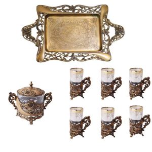 Persisches Tee-Set Modell Antikes Bronze