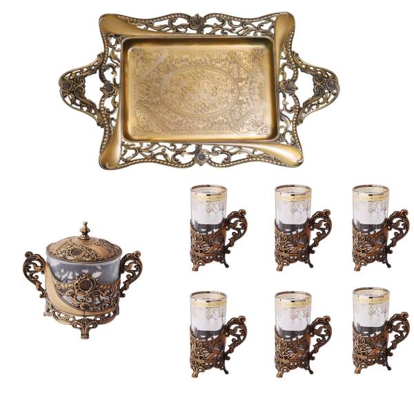 Persisches Tee-Set Modell Antikes Bronze