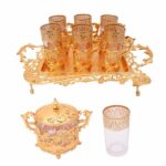 Persisches Tee-Set mit Tablett Modell Bonza