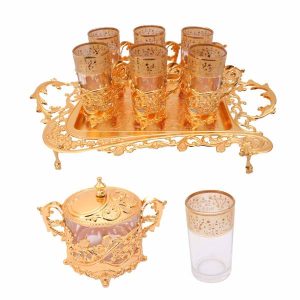 Persisches Tee-Set mit Tablett Modell Bonza