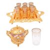 Persisches Tee-Set Modell Celine in Goldfarbe