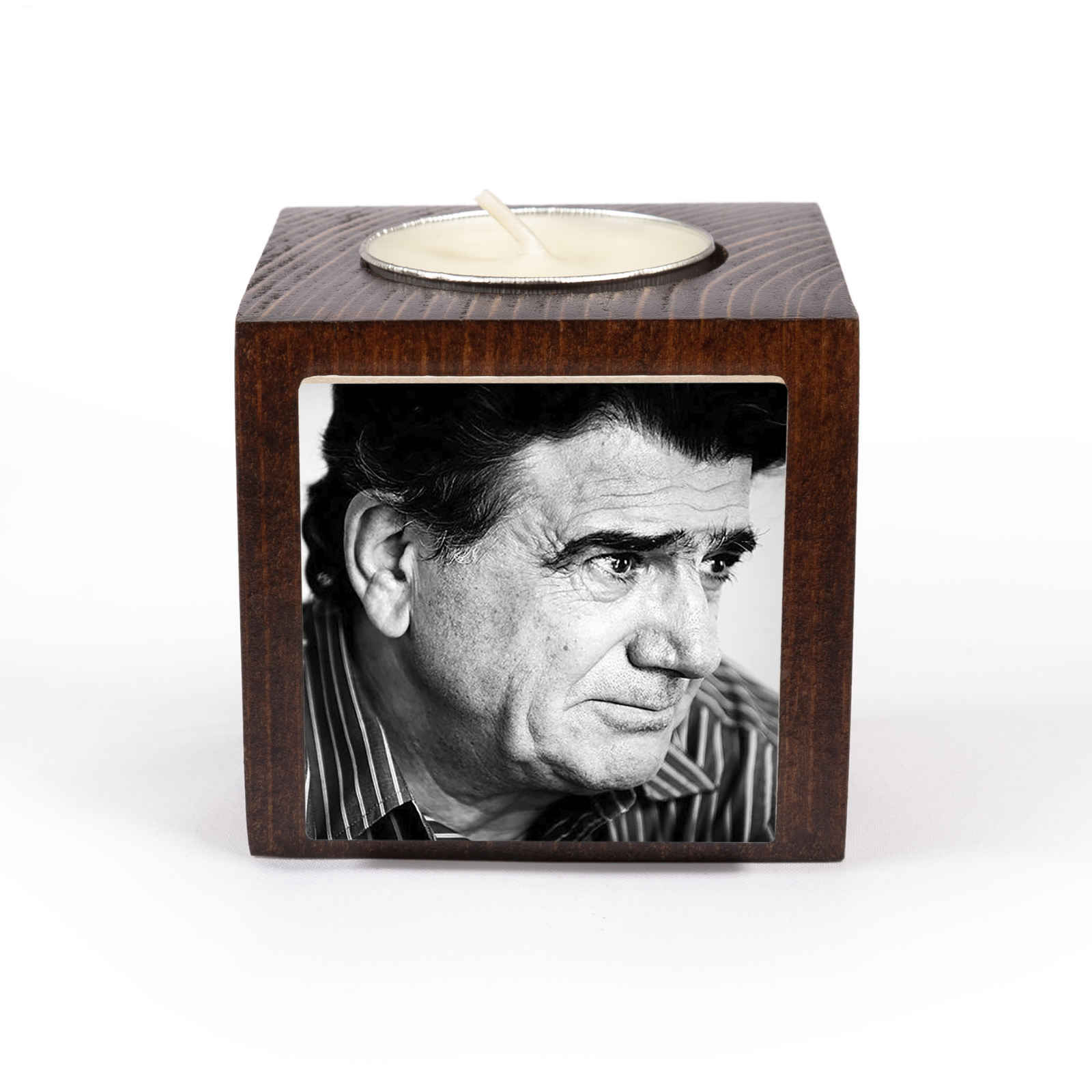 Persischer Holzwürfel-Teelichthalter Shajarian