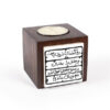 Persischer Holzwürfel-Teelichthalter Aseman (2X)