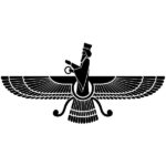 Persischer Wandsticker – Farvahar Symbol von Zarathushtra