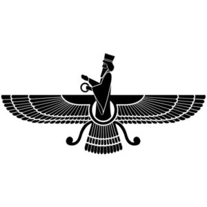 Persischer Wandsticker – Farvahar Symbol von Zarathushtra