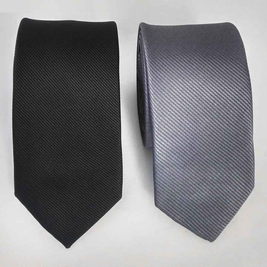 Herrenkrawatte, Taschentuch & Manschettenknöpfe Set – Luxuriös Grau