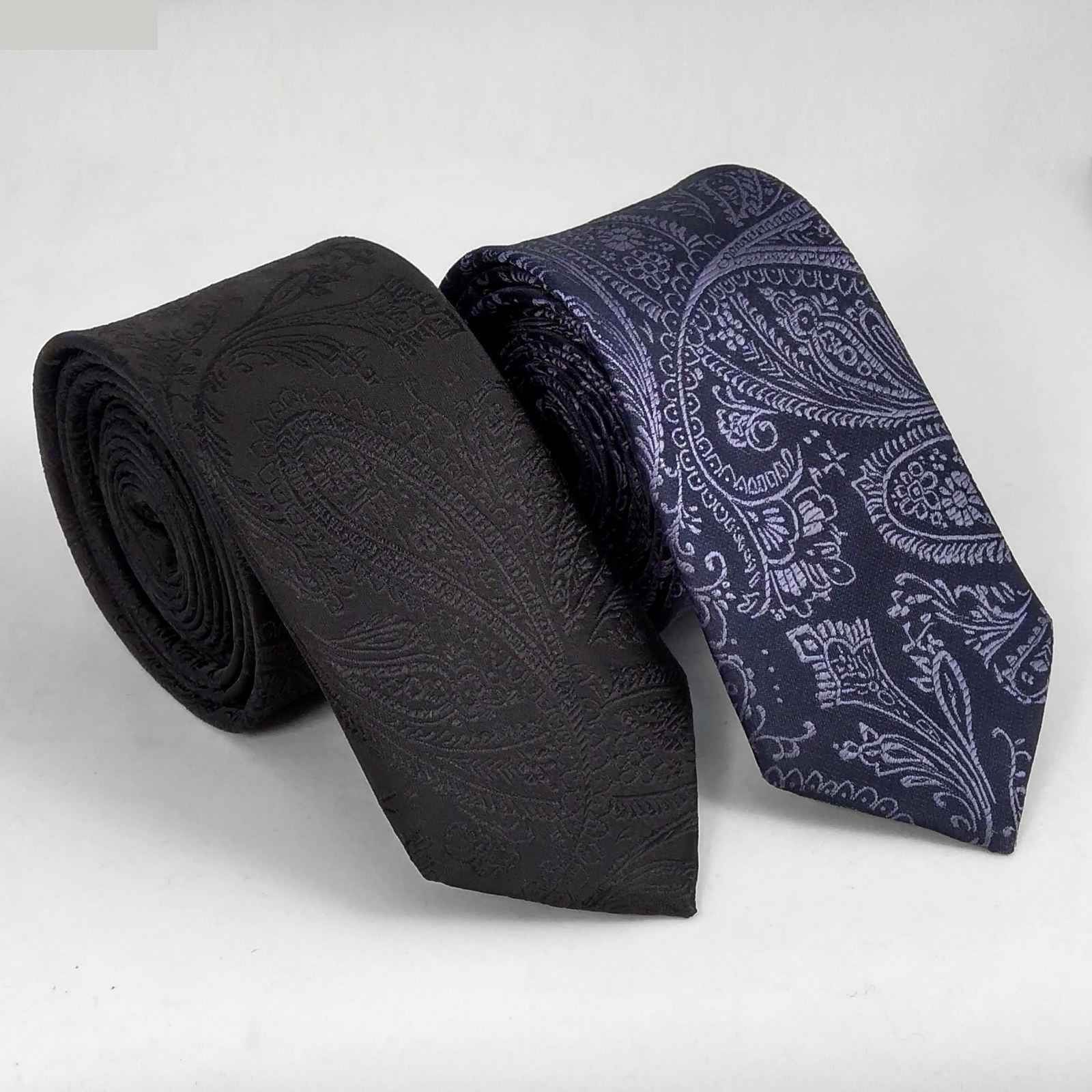 Herrenkrawatte, Taschentuch & Manschettenknöpfe Set – Luxuriös Khademi