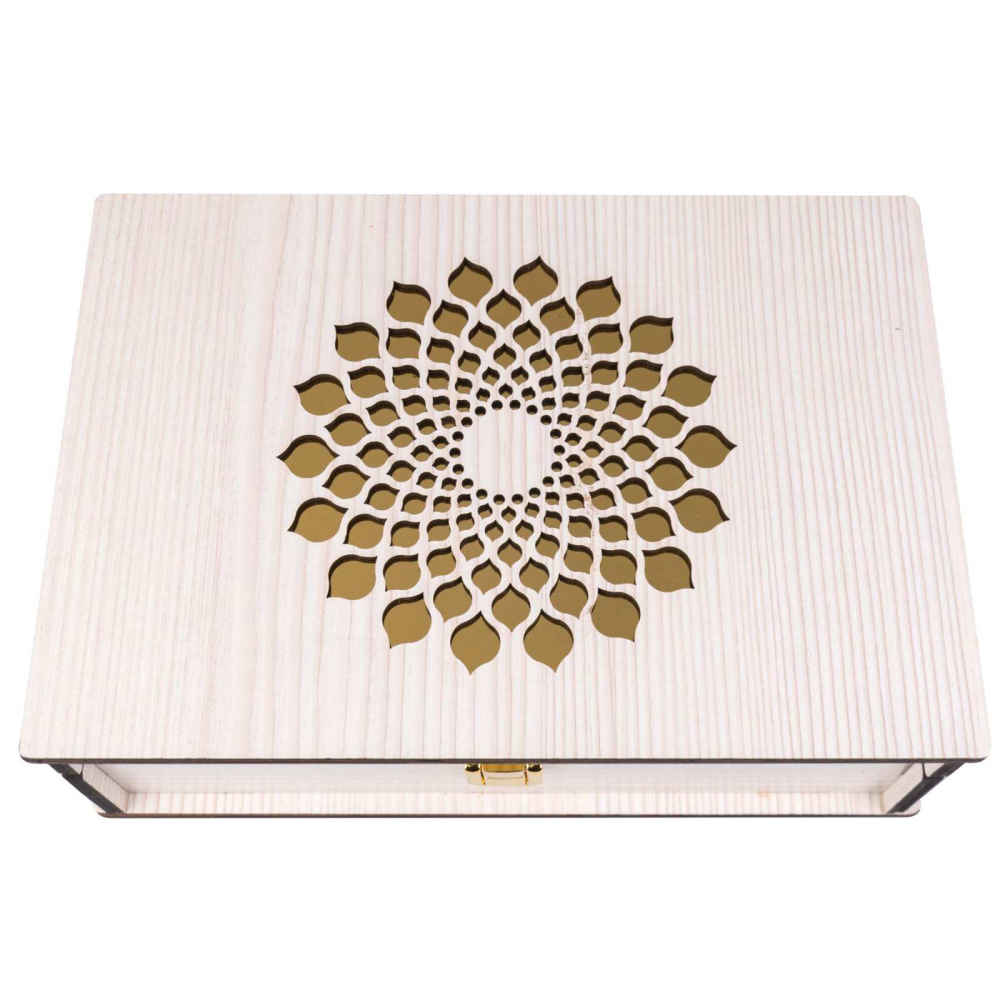 Herrenkrawatte, Taschentuch & Manschettenknöpfe Set – Luxuriös Termeh