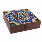 Persische Holz-Teebeutel-Organizer-Box mit Fächern Fara