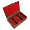 Persische Holz-Teebeutel-Organizer-Box mit Fächern Pars Queens