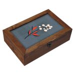 Persische Holz-Teebeutel-Organizer-Box mit Fächern Sana II