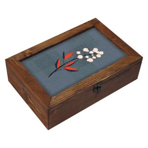 Persische Holz-Teebeutel-Organizer-Box mit Fächern Sana II