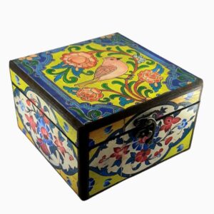 Persische Holz-Teebeutel-Organizer-Box mit Fächern Sonati