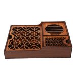 Holz-Teebeutel-Organizer-Box mit Wärmer Tabasom