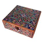 Persische Holz-Teebeutel-Organizer-Box mit Fächern Tamana