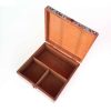 Persische Holz-Teebeutel-Organizer-Box mit Fächern Tamana